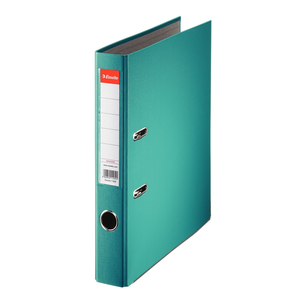 Biblioraft, Esselte, economy, PP exterior, carton interior, turcoaz, A4, 318 x 285 mm