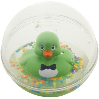 Jucarie de baie Fisher-Price, Minge cu apa, ratusca verde Jucarie de baie Fisher-Price, Minge cu apa, ratusca verde