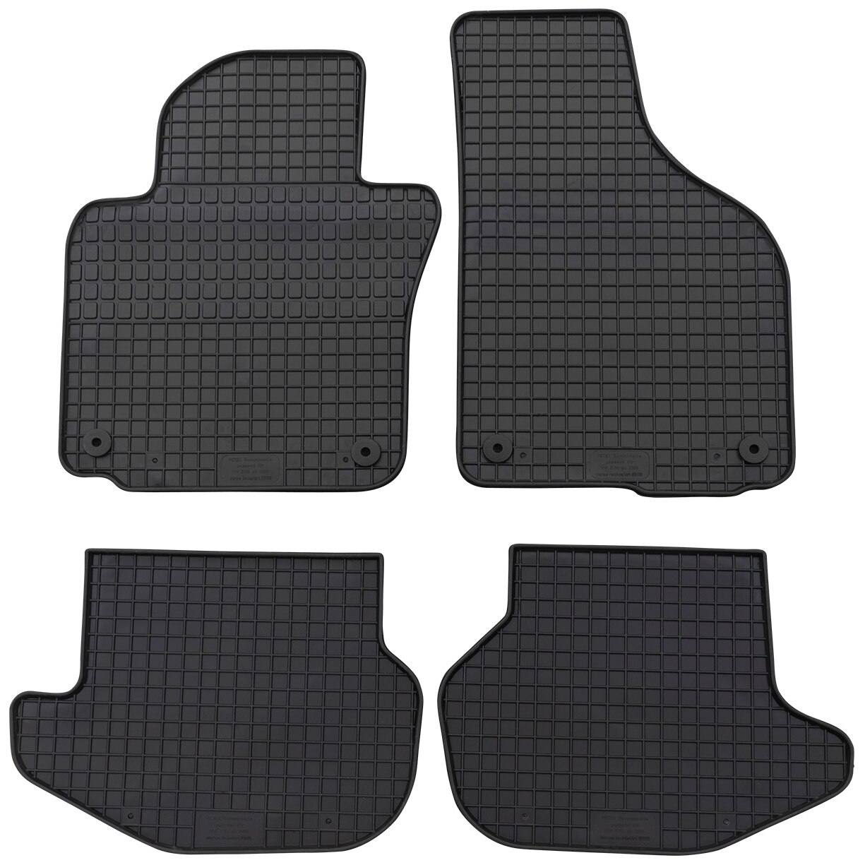 Set 4 Covorase cauciuc Petex, pentru VW Eos 2006-2015