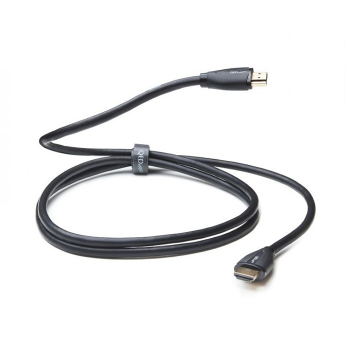 HDMI кабел QED Performance Ultra High Speed, HDMI 2.2, 48 Gb/s, QED Performance Ultra High Speed, HDMI 2.2, 48Gb/s, черен