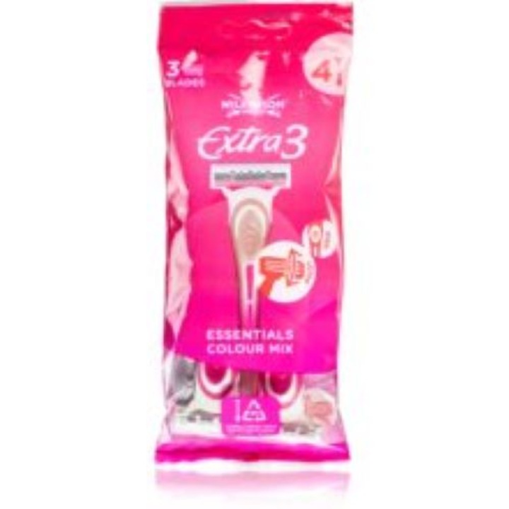 Wilkinson Sword Extra 3 Beauty női borotva, 4 darab