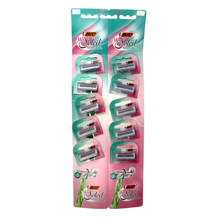 10 db-os Bic Miss Soleil borotva készlet, Multicolor