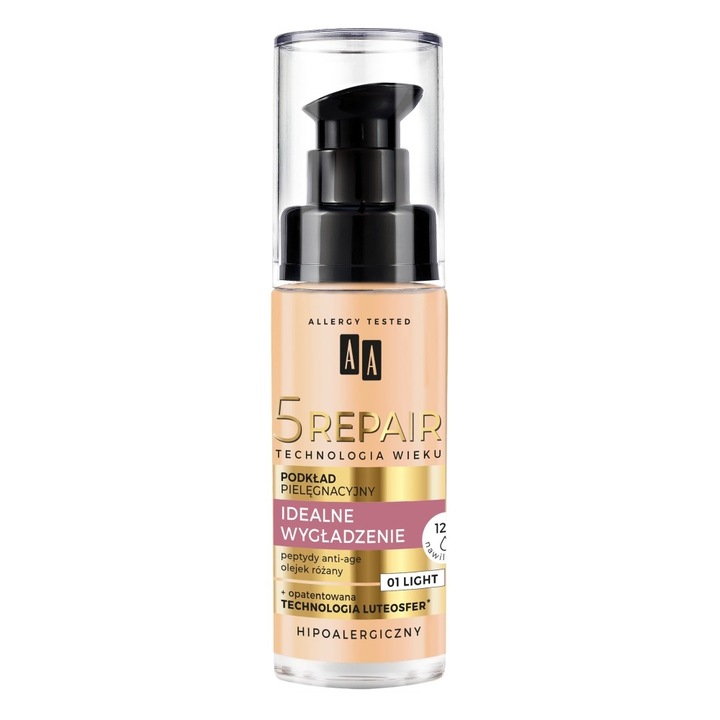 Фон дьо тен, Oceanic, AA, 5 Repair Technology Care, 01 Light, 30 ml