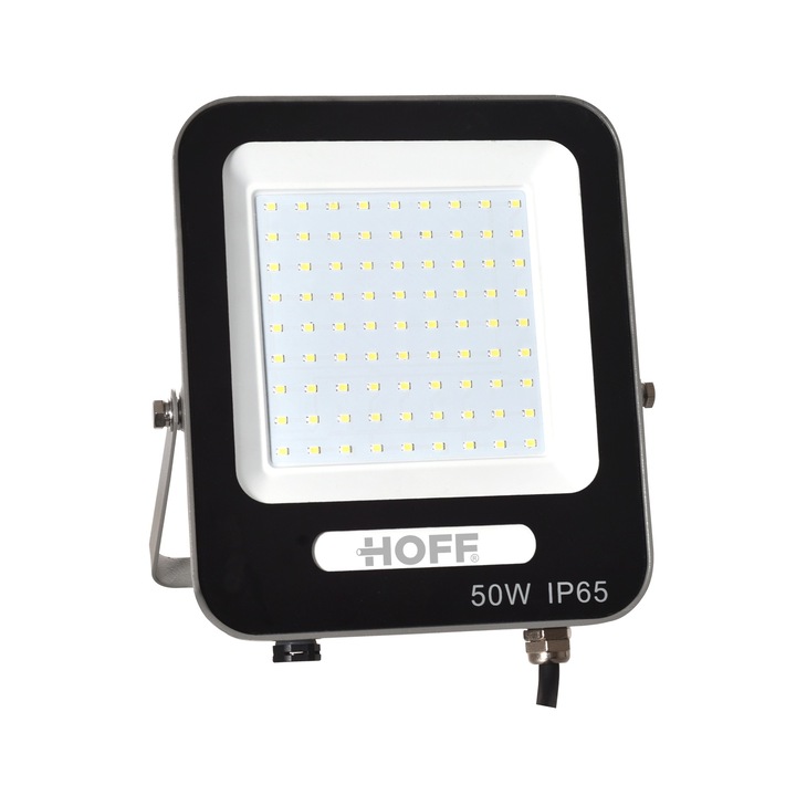 Proiector LED Hoff, 50W, 5000lm, lumina rece 6500K, IP65, EBA@