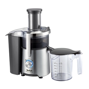 Storcator de fructe Tefal Easy Fruit ZE610D38, 800W, 2 viteze, Recipient pulpa 2l, Recipient suc 1.2l, Inox / Negru Storcator de fructe Tefal Easy Fruit ZE610D38, 800W, 2 viteze, Recipient pulpa 2l, Recipient suc 1.2l, Inox / Negru