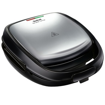 Sandwich-Maker Tefal SW341D12 Snack Time 2in1, 700W, placi detasabile, Inox Sandwich-Maker Tefal SW341D12 Snack Time 2in1, 700W, placi detasabile, Inox