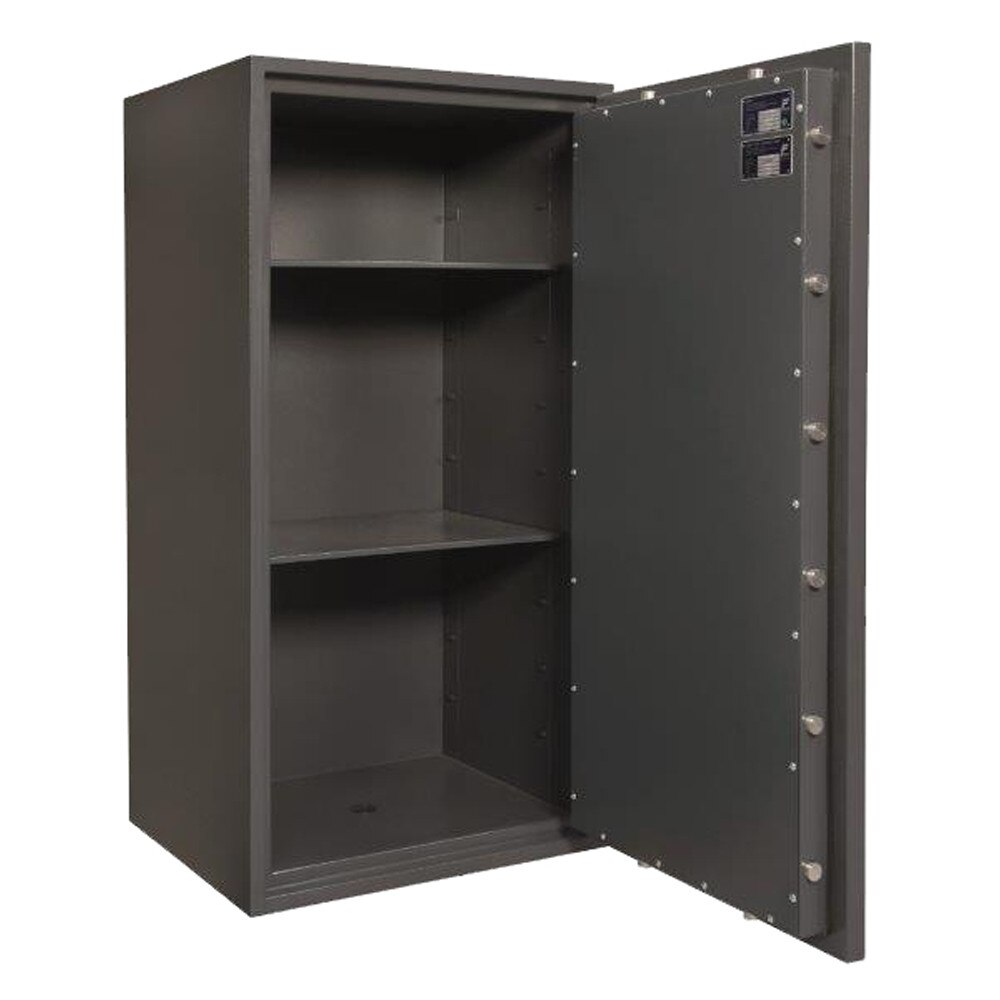 Seif mecanic, cu certificare antifoc si antiefractie, model PUS 280 K CHUBB, 1241x650x554 mm, negru
