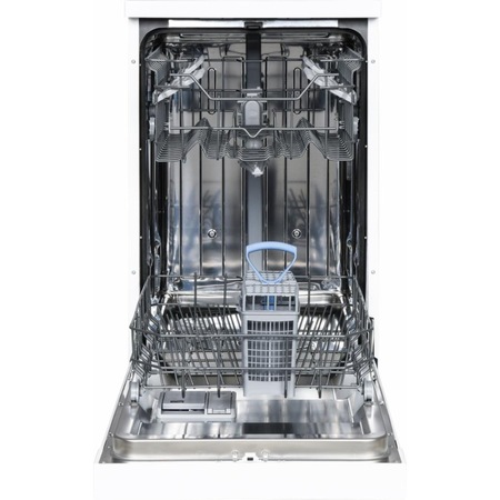 Masina de spalat vase Heinner HDW-FS4552WE++, 10 Seturi, 5 programe, Clasa E, Program Rapid 30’, 45 cm