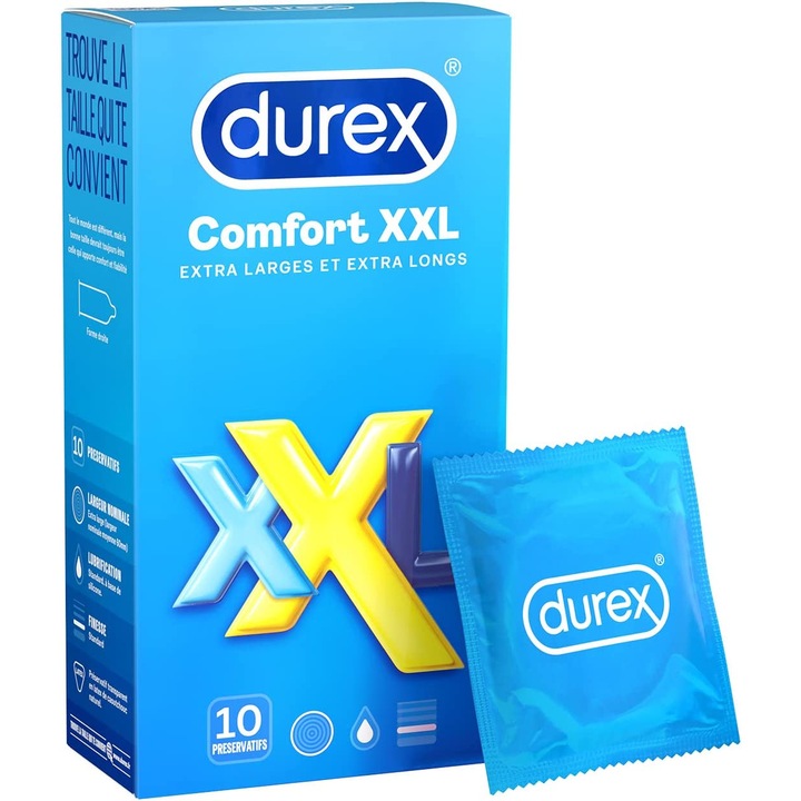 Durex Comfort XXL óvszer, 10 db