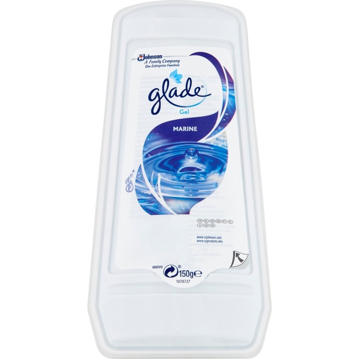 Szobai légfrissítő géllel, Glade, Tengeri illat, 150 g