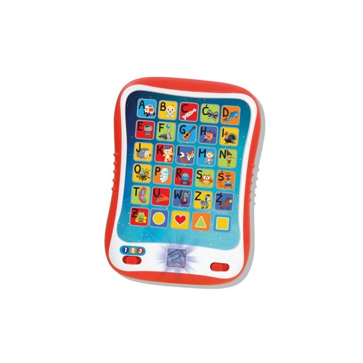 Tableta inteligenta pentru copii, Anek-Smily Play, 6 jocuri, 1 an+, Multicolor
