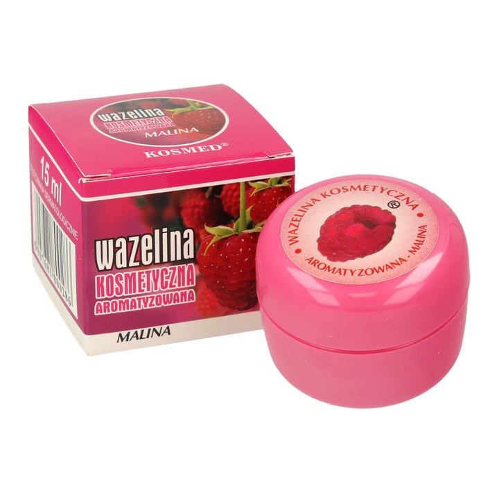 Vaselina cosmetica KosMed, Raspberry, 15ml