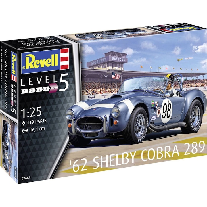 Сглобяем модел, Revell, Автомобил Shelby Cobra 289, 119 части