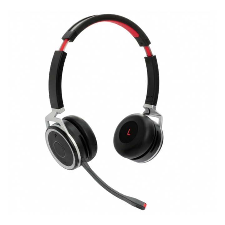 Grandstream VT9605BT-D HD Audio Bluetooth Fekete vezeték nélküli sztereo mikrofonos fejhallgató