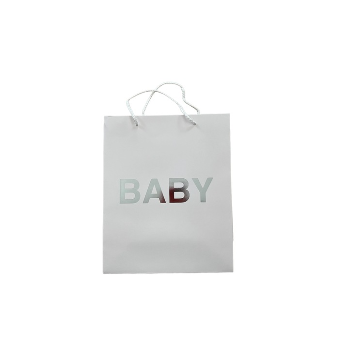 Punga cadou, Baby, 26 X 32 X 10, alb, Alhena®