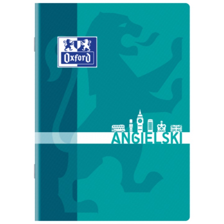 Тетрадка по английски език, Oxford, А5/60, зелена