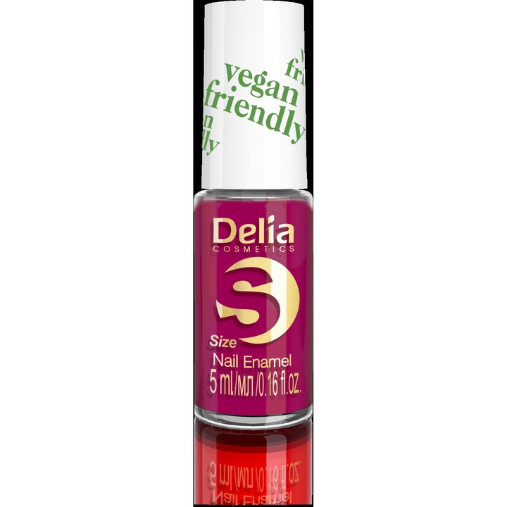 Körömlakk, Delia Cosmetics, Vegánbarát, S méret, 5 ml, Visiniu