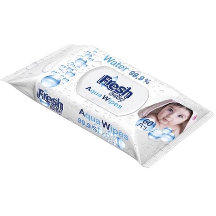 Servetele umede, Fresh Baby, 60 bucati
