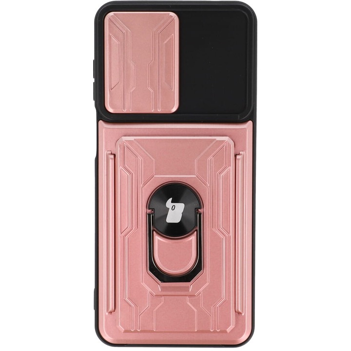 Кейс Bizon за Moto G22, розов/черен