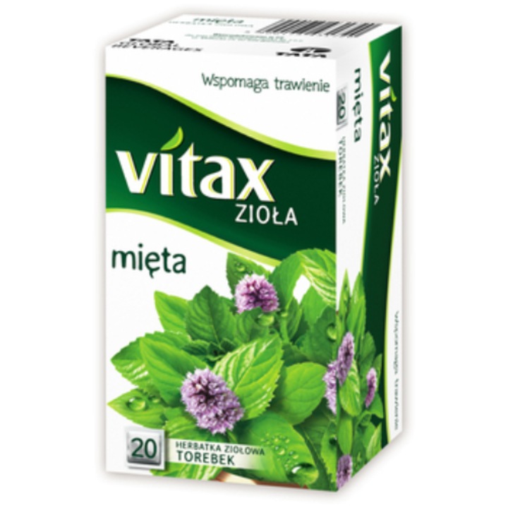 Ceai de menta Vitax, 20 pliculete