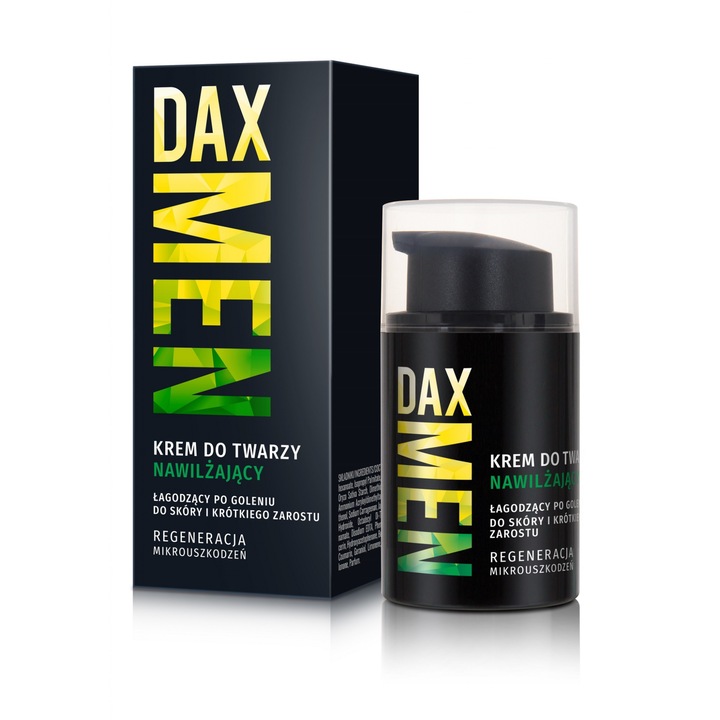 Arckrém MEN, Dax, Hidratáló hatású, 50 ml