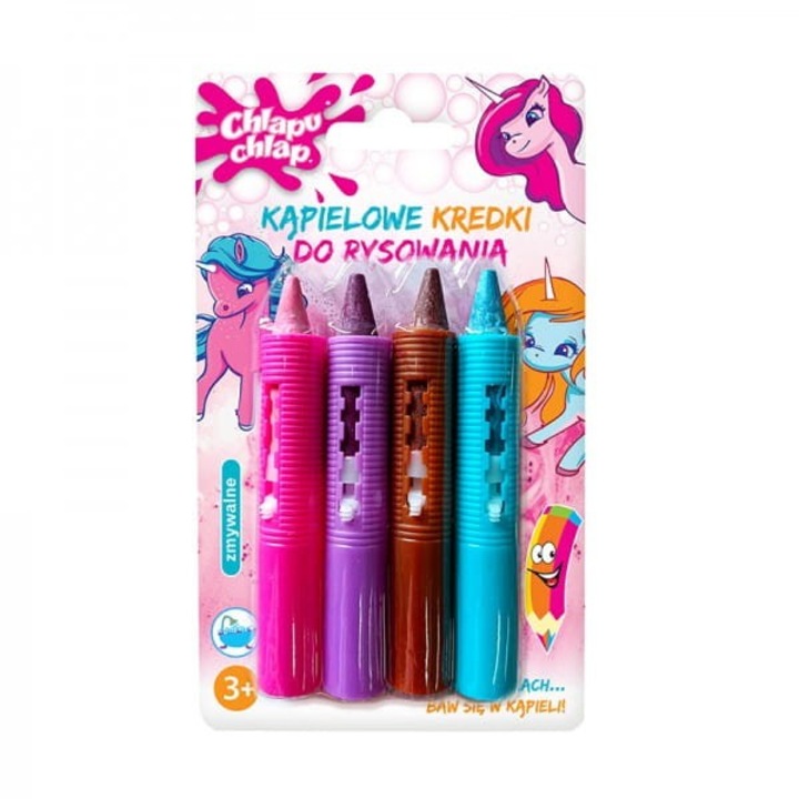 Fürdőceruza, Chlapu Chlap, 4 db, Többszínű