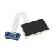 Дисплей 5" Waveshare, IPS, 800x480, съвместим с Raspberry Pi, Сив