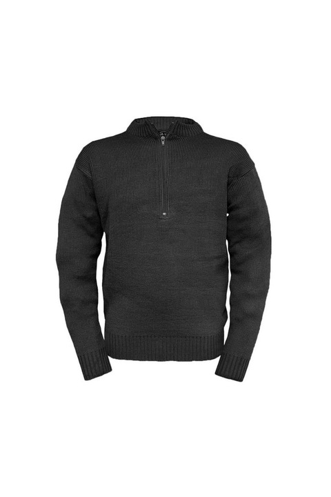 Mil-Tec Swiss katonai pulover, Fekete