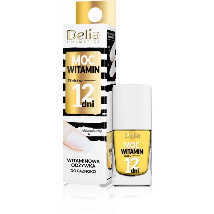 Tratament pentru unghii, Delia, Cosmetics Efect, Vitamine, 11ml