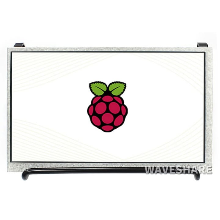 Екран 7" Waveshare, IPS, 1024x600, HDMI, Съвместим с Raspberry Pi, Бял