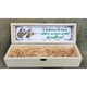 Cutie pentru sticla de vin cadou pentru vanator, Lemn, 11x40x11 cm