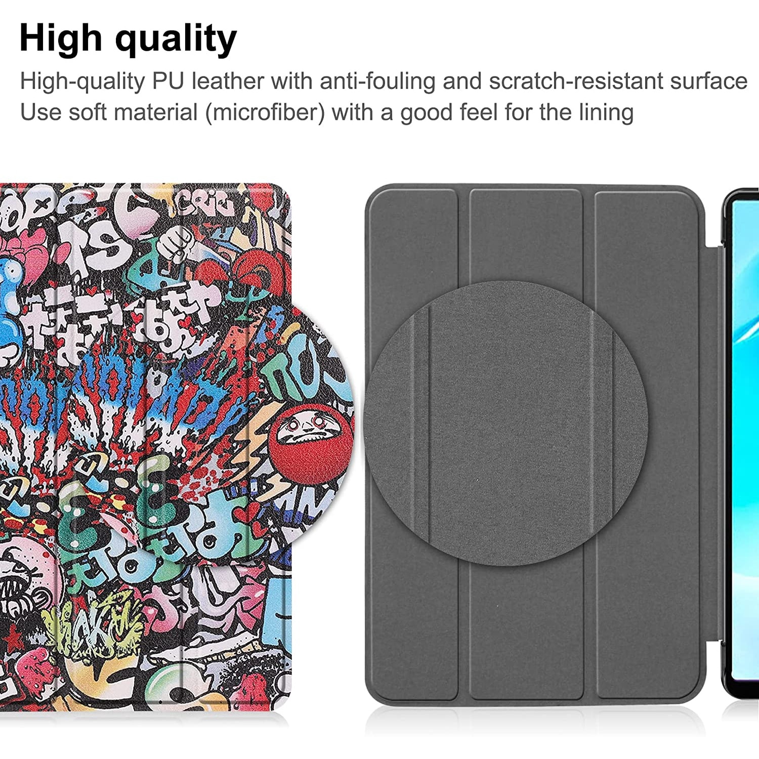 Husa premium Sigloo, pentru tableta Realme Pad Mini, 8.7 inch 2022, Model Graffity