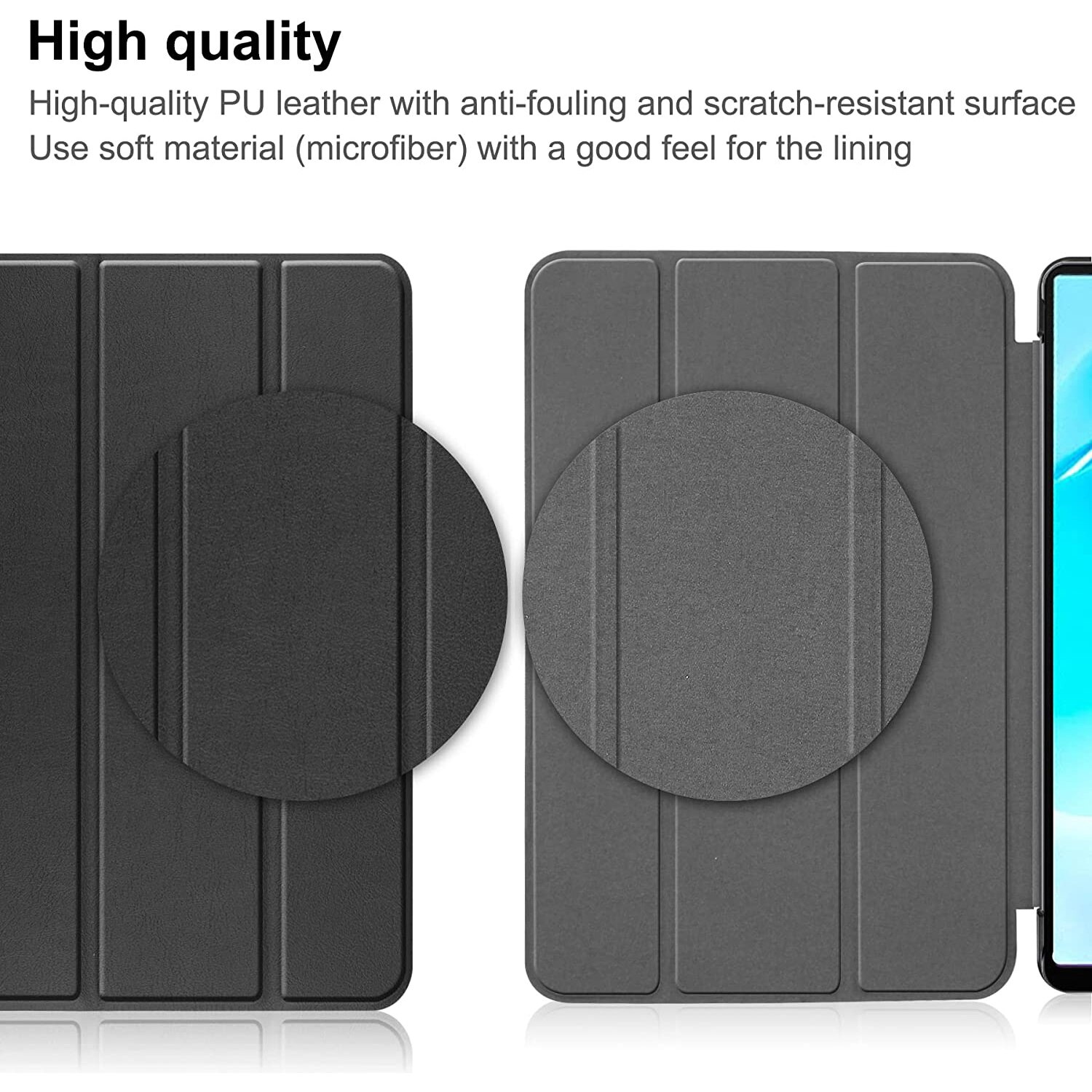 Husa premium Sigloo, pentru tableta Realme Pad Mini, 8.7 inch 2022, Model Simple Black