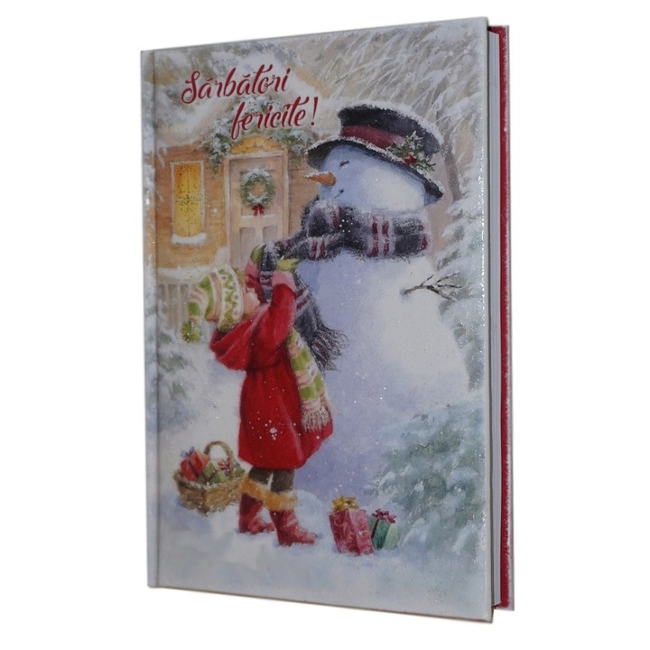 Agenda jurnal personalizata, handmade, Om de zapada, multicolor, A5, Serena design