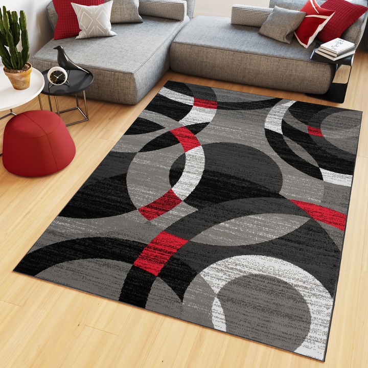 Килим, TAPISO, Z984B, Геометричен, 100% полипропилен, Многоцветен, 250 x 300 cm