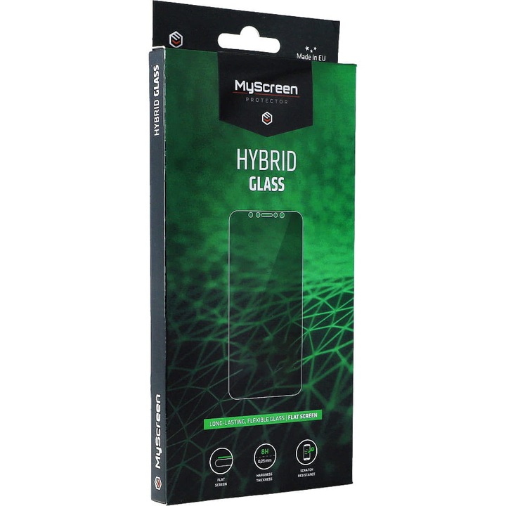 MS HybridGLASS iPhone 14 Pro 6.1" készülékhez kijelzővédő Hybrid Glass
