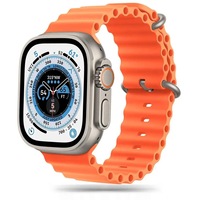 Curea plastic Tech-Protect Icon Pro compatibila cu Apple Watch 4/5/6/7/8/SE/Ultra 42/44/45/49mm Orange