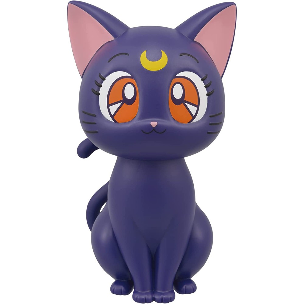 Figurina Pretty Guardian, Sailor Moon, Sofvimates, Luna, 15 cm