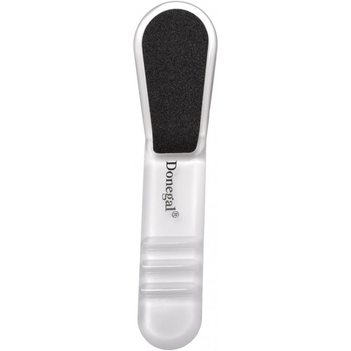 Razatoare cu doua fete pentru calcai, Donegal, Cu maner de plastic, 18 cm