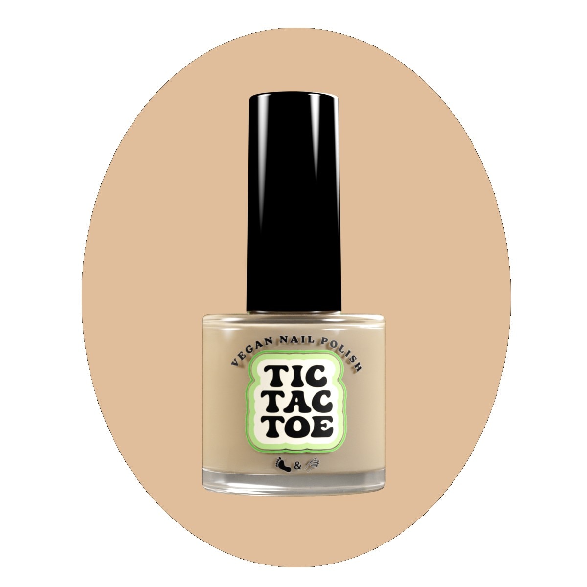Веган лак за нокти Tic Tac Toe 02 Sandman, Hi Hybrid, 5 ml, Nude - eMAG.bg