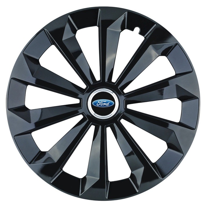 4 db Fame Black R14 kerékvédő készlet a Ford autócsaládhoz