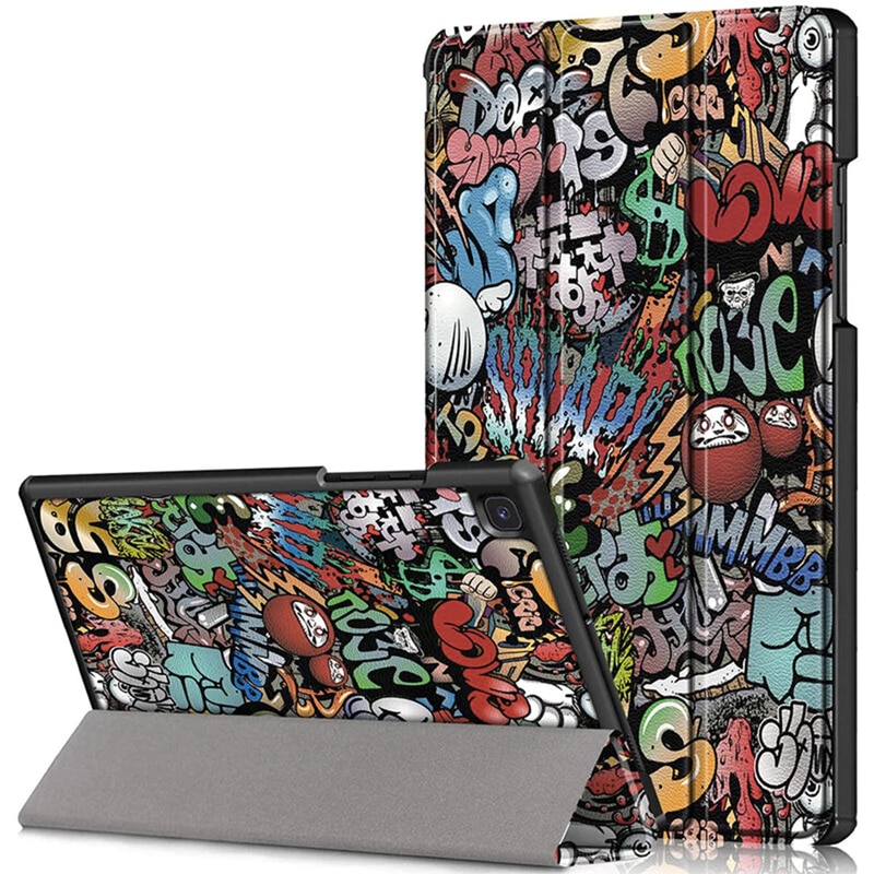 Husa Tableta din Piele compatibila cu Huawei Matepad T 10 / T 10S (9.7 inch / 10.1 inch), Protectie Completa, Functie de Stand, Optim Technology, Multicolor