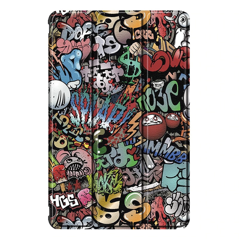 Husa Tableta din Piele compatibila cu Huawei Matepad T 10 / T 10S (9.7 inch / 10.1 inch), Protectie Completa, Functie de Stand, Optim Technology, Multicolor