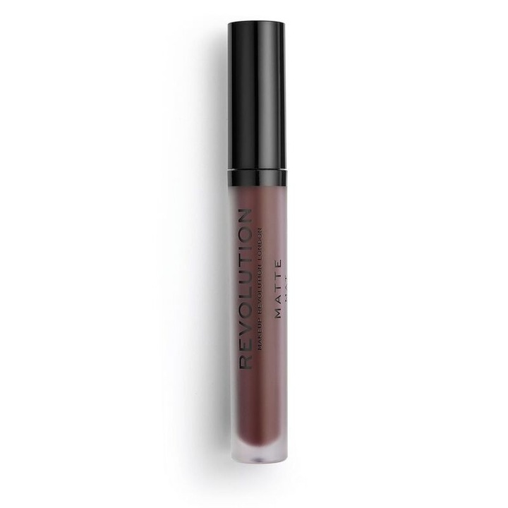 Ruj lichid mat Make Up Revolution Matte, 148 Plum