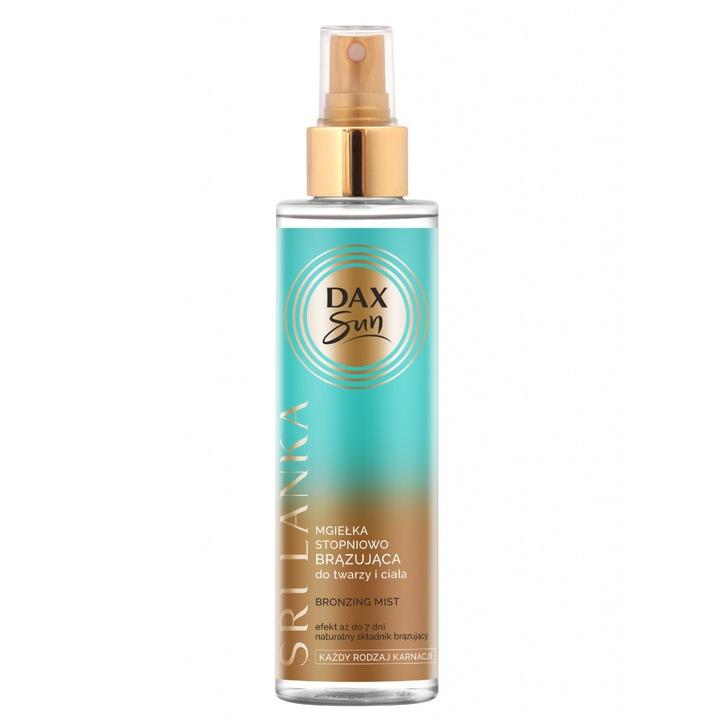 Önbarnító spray, Dax, Sun Mist, SRI LANKA, Arc/test, 200 ml