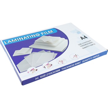 Folie laminat OK Film Glossy A4, 80 microni, set 100 bucati Folie laminat OK Film Glossy A4, 80 microni, set 100 bucati