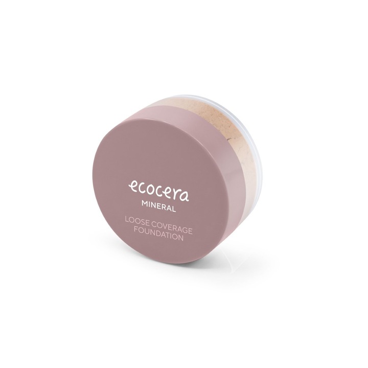 Минерална пудра фон дьо тен Ecocera, 4g, W1 Lisbona