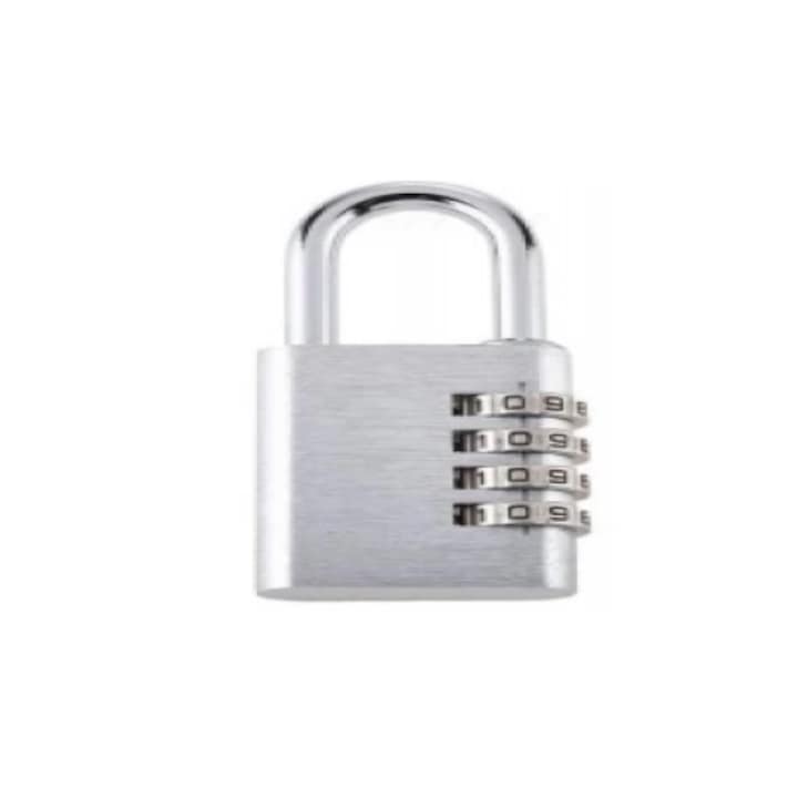 Метален катинар с код за обезопасяване на багажа