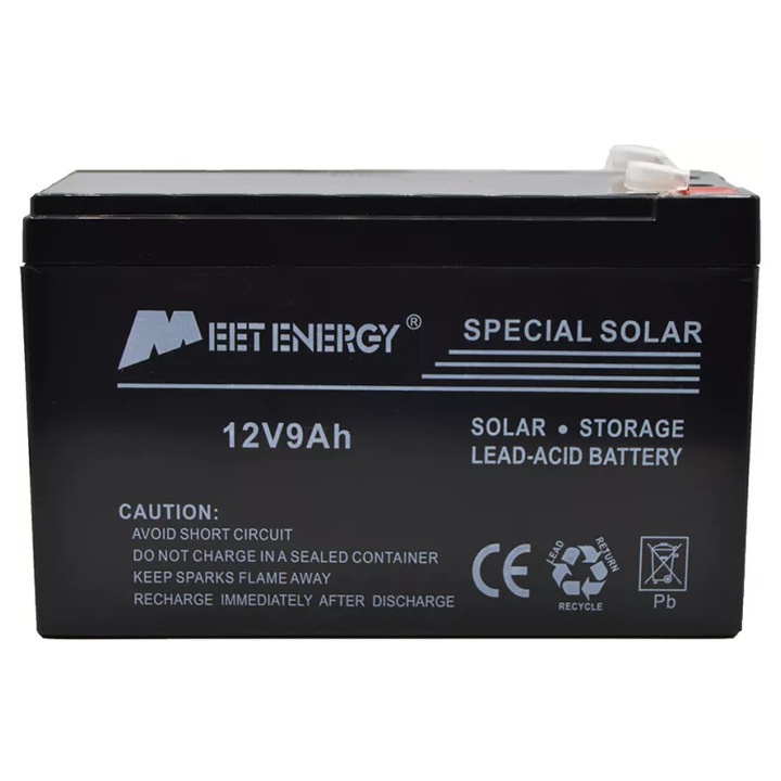 Acumulator pentru panou solar Meet Energy 12V 9Ah
