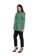 Jacheta din stofa de bumbac cu fermoar, verde in carouri, Dress To Impress, marimea 50